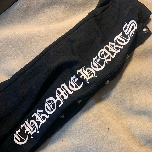 Chrome hearts authentic mens button track pants - Picture 2 of 4